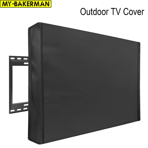 Outdoor TV Cover 22'' To 70'' Inch Weatherproof and Waterproof TV Screen for Outside TV Enclosure Mo