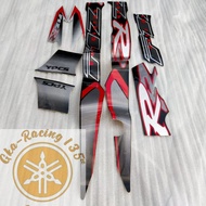 MERAH STRIPING STICKER LIS F1ZR F1Z R 2001 2002 GREY RED