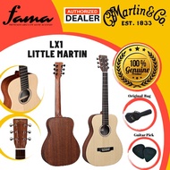 [FAMA][READY STOCK]Martin LX1 Little Martin Solid Sitka Spruce Top Acoustic Guitar with Padded Gig B