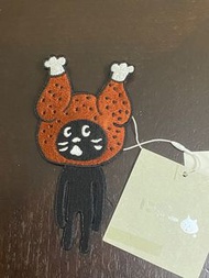 Ne net 驚訝貓刺繡布扣 襟章 心口針襟針 NYA Ne-net