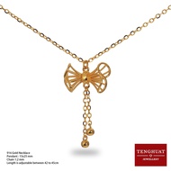 TengHuat Jewellery 916 Gold Ribbon Necklace
