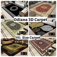Odiana 3XL size (D1-D30) | 180x260cm | Carpet Velvet 3D | Home Decor | Decoration Living Room | Karp