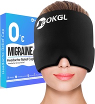 OKGL 0℃, Migraine Headache Relief Cap, Migraine Hat, Hangover Cap, Migraine Mask, Cold Gel Pack, Ice