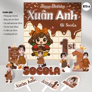 B73 - Chocolate birthday Combo for girls