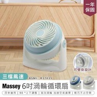 【保固一年！Massey 6吋勁風循環扇】循環扇 電風扇 桌扇 壁掛風扇 空調扇 空氣循環扇 迷你風扇【AB1124】
