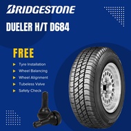 NEW TYRE 265/60R18 DUELER H/T D684 BRIDGESTONE (WITH INSTALLATION)