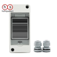 HT-2 IP65 Waterproof Distribution Breaker Box Panel Installation 2 WAY PC Outdoor Electrical MCB Sol