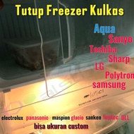 Tutup freezer kulkas AQUA 1 pintu
