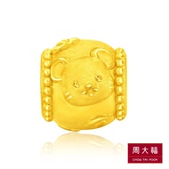 CHOW TAI FOOK 999 Pure Gold Zodiac Rat Pendant - 好运鼠于你 Blessed Rat R23580