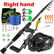 Sougayilang Fishing Full Set Casting Rod and Reel 6FT-8FT Fishing rod with 6BB Baitcasting Reel with