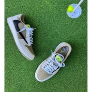 A aj1 Basketball Shoe Buckle low White North golf Fan aj1 Light Fragmented Reflective Blue Yellow Gr
