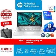 Harga!! HP 14s-dq5001TU Core i5-1235U/8GB/512GB SSD/14 FHD/Win 11