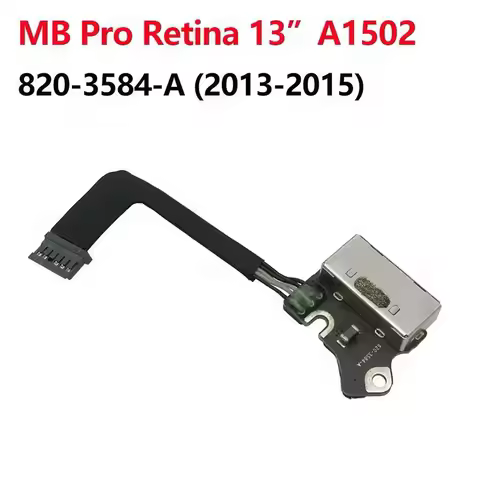 Original DC Power Jack For Macbook Pro 13" Retina A1502 Charging Port 2013 2014 2015 Years