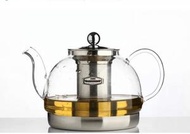 Tracker - 不鏽鋼底玻璃茶壺 (電磁爐適用)-1200/800ml