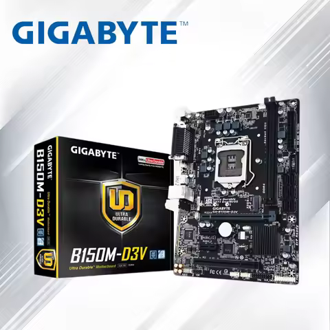 NEW Gigabyte B150M D3V Desktop GA-B150M-D3V DDR4 Motherboard B150M B150 Socket LGA 1151 USB3.0 Mothe