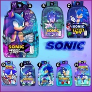 YT2 SONIC Backpack for Student Large Capacity Breathable Printed Personality Multipurpose schoolbag 
