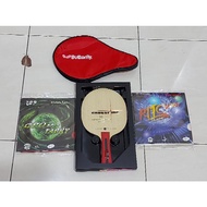 Tcore crossfire FH Geo spin tacky BH tackspeed 2000 with bet cover