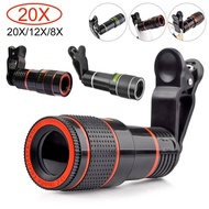 20X 12X 8X Zoom Camera Telephoto Monocular Universal Phone Optical Telescope Lens For iPhone