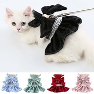 Silk Cat Dress Clothes Big Bow Princess Cat Skirt Baju Raya Kucing Baju Melayu Baju Kurung Songkok Kucing, Evening Parties, Banquets, Weddings