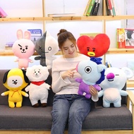45Cm Kawaii Bt21 Plush Toys Bt21 Kpop Stars Peripheries Anime Figure Chimmy Cooky Rj Soft Plushie St