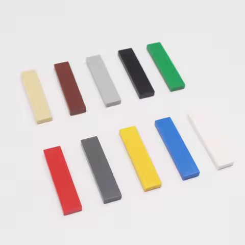 Flat Tile 1x4 Bricks MOC 2431 91143 Building Blocks Toys Architecture DIY Floor Parts Compatible Wit
