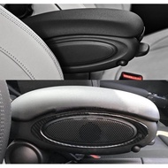 UNICUS Armrest Center Console Trim Cover 2X Carbon Effect Compatible with MINI Cooper F55 F56 F57 Co