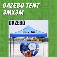 [SG Seller] Gazebo Tentage 3m*3m (Green,Red,Blue)