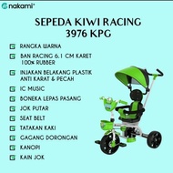 Spesial Sepeda Anak Roda Tiga Nakami 3976 Kiwi Racing Hello Kitty