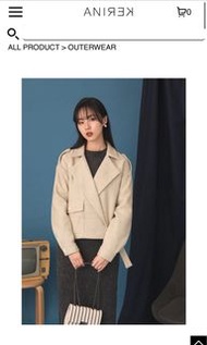 Anirek kerina 全新短版夾克 大衣