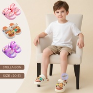 4.4 Chelseababy AA-128 Boys' and Girls' Slop Sandals, Cute Rubber Sandals