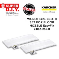 KARCHER 2.863-259.0 Microfibre Cloth Set For Floor Nozzle Easyfix