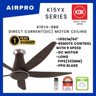 [KDK] K15YX Series Direct Current (DC) Motor Ceiling Fan