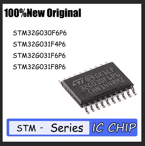 5PCS Brand new STM32G030F6P6 STM32G031F4P6 STM32G031F6P6 STM32G031F8P6 TSSOP20 Quality assurance
