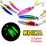 Jig Fishing Bait metal micro koika 3.5 grams 5.5 grams