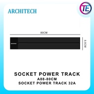 Te ARCHITECH Home Interior rail Track Socket/Power Track Socket 80 cm