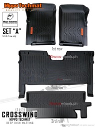 Isuzu Crosswind / Sportivo all yr Model 1st-2nd Hippo Techmat Brand Deep Dish Floor Matting Thailand
