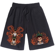2023 newNew Men's Shorts Japanese Anime Shorts Funny Hunter X Hunter Print Shorts Harajuku Unisex Casual Loose Sport Shorts Beach Pants