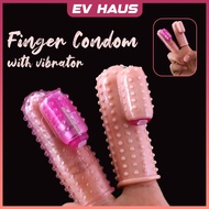 JIUAI KATO FINGER CONDOM VIBRATION Man Play Adult Toys Finger Condom Vibrator kondom jari 手指避孕套