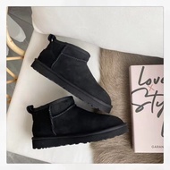 csx910-UGG Cowhide Anti-Slip Short Boots Plus Velvet Thickened Fashion Trendy Cotton Shoes
