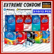 Original Extreme Condom Sex Toy Kondom Lelaki 3Pcs /12Pcs Ultra Thin Long Lasting Tahan Lama Kondom Mutual Climax Durex