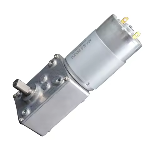 DC Gear Motor 24V 12V High Torque Gear 5840-555 Right Angle Adjustable Speed Motor with Bracket DC E