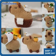 XUESHANN Crochet Stuffed Animal Kit, Handmade DIY Set Capybara DIY Crochet Kit, Cute with Crochet Ho