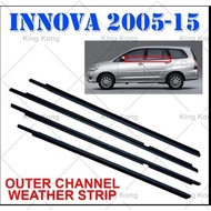 Universal Toyota Innova 2005-2015 car door window weatherstrips trim belt outer channel rubber seal