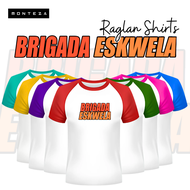 MONTEZA | BRIGADA ESKWELA RAGLAN SHIRT DRIFIT random color only