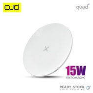 OJD61 Qi Certified 15W Fast Wireless Charger For Android & Iphone 8 Above