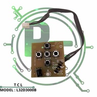 TOMBOL IR SENSOR TV TCL L32D3000B L32D3000 32D3000B 32D3000 B