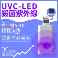 JK KOREA - 消毒轉接頭紫外線手機殺菌燈(iOS系列專用)J0460 紫外線殺菌 手機消毒 家用必備 健康生活 便捷實用