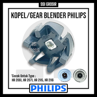 Gigi Konektor Blender Philips HR 2061, 2071, 2115, 2116 / Kopel Gear Plastik / Upper Mounting