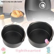 LIGHTHEARTED Baking Tray 6/7/8 Inch Across Air Fryer Accessories Bakeware Mould Cake Barrel Pan Roun
