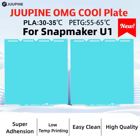 For Snapmaker U1 Plate Upgraded Glacier OMG Cold Build Plate 270x270mm Steel Sheet 3D Printer Parts 